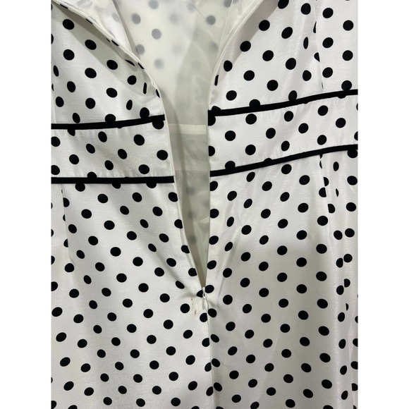 PRESTON & YORK A LINE SLEEVELESS POLKA DOTS DRESS SIZE 18 - Picture 7 of 9
